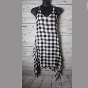 Entro Womens S Plaid Hankerchief Dress